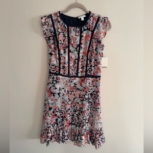Bar III Women's Abstract Print Mini Dress Size 4